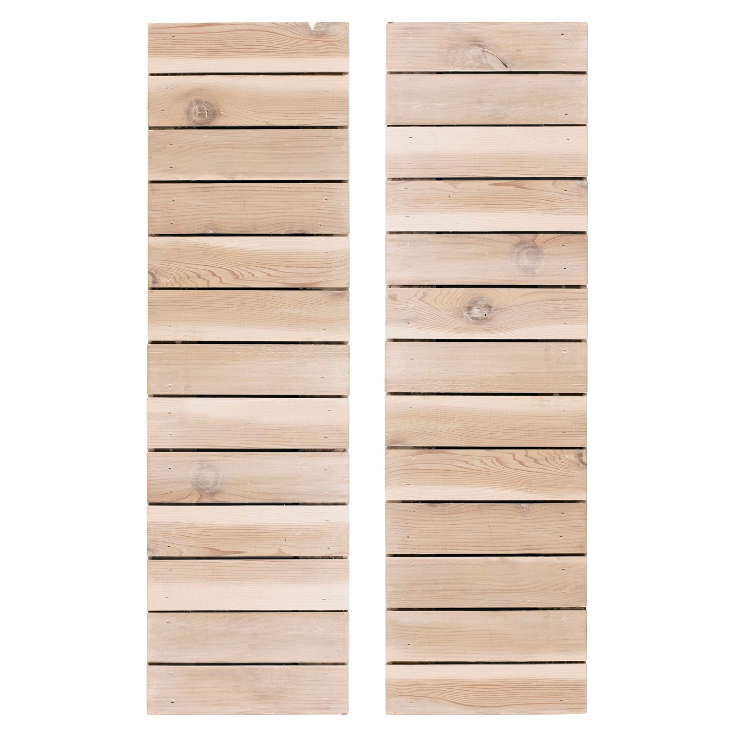 Whitewashed Wood Exterior Shutters