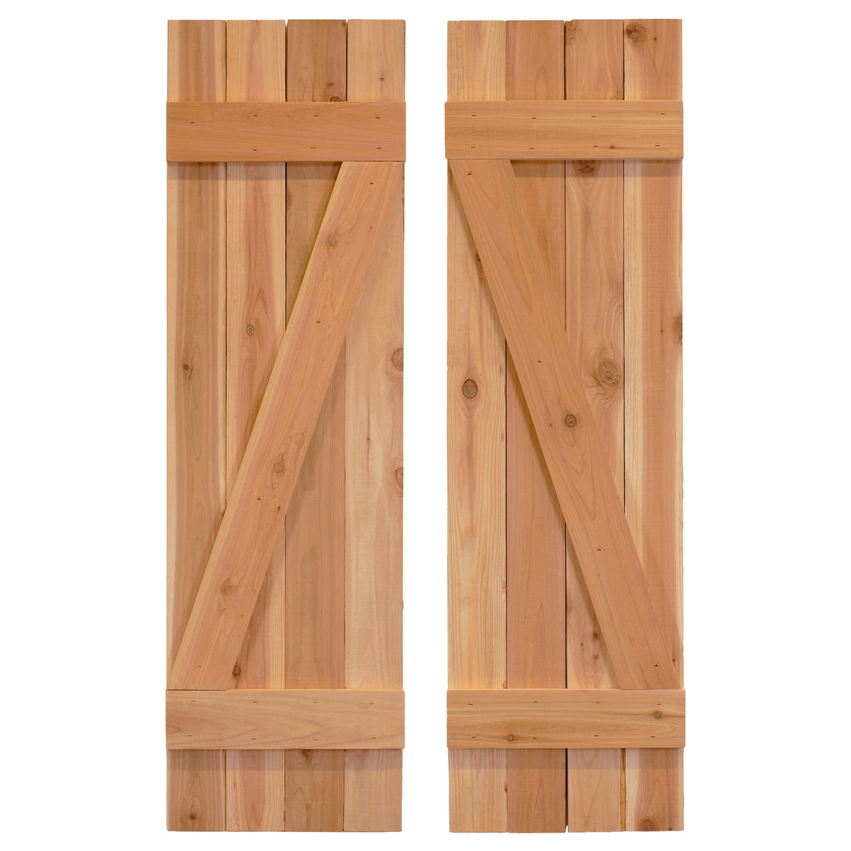 Dirty Blonde Z Wood Shutters