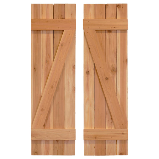 Dirty Blonde Z Wood Shutters